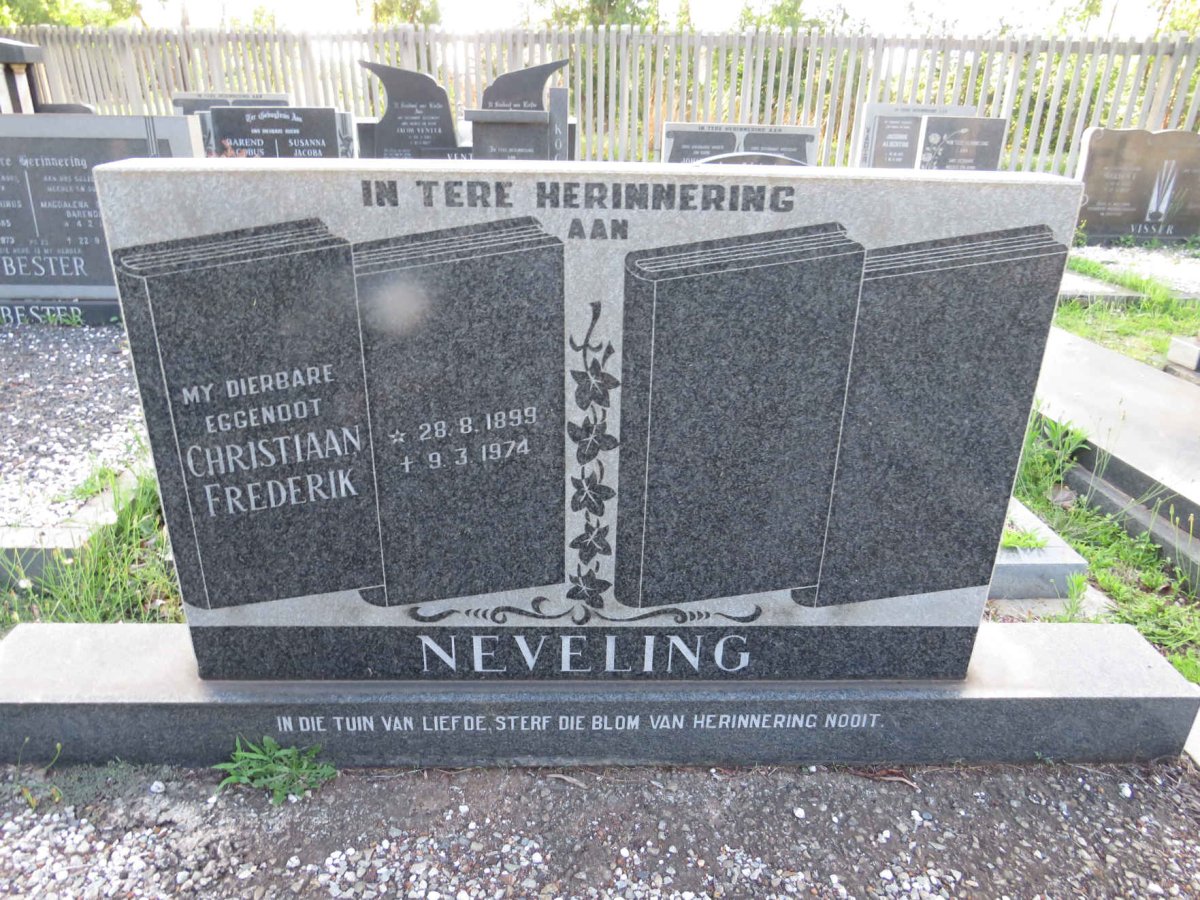 NEVELING Christiaan Frederik 1899-1974