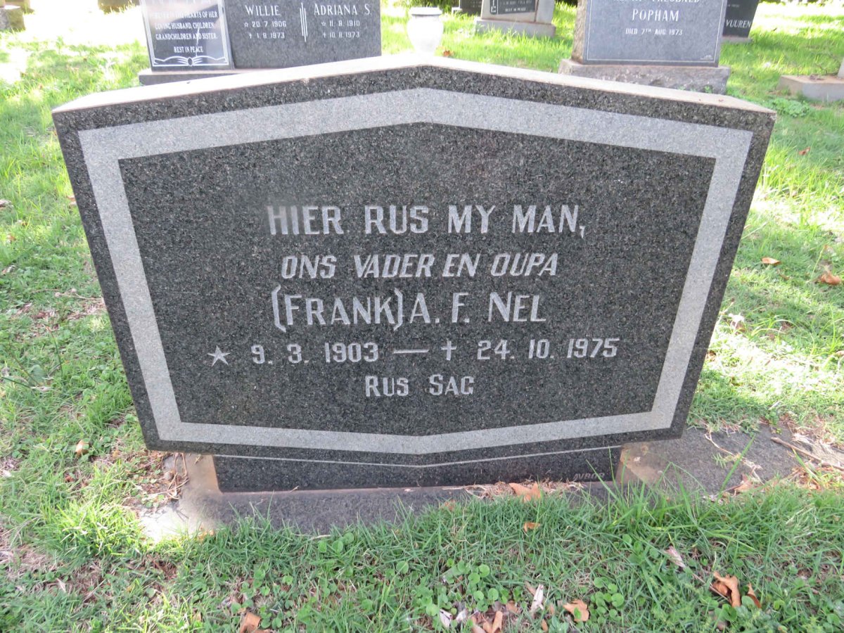 NEL A.F. 1903-1975