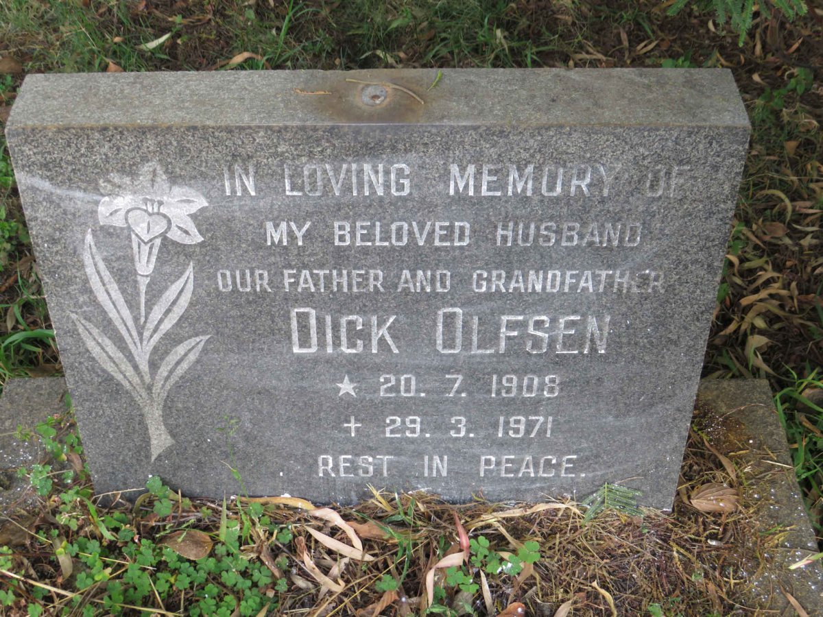 OLFSEN Dick 1908-1971