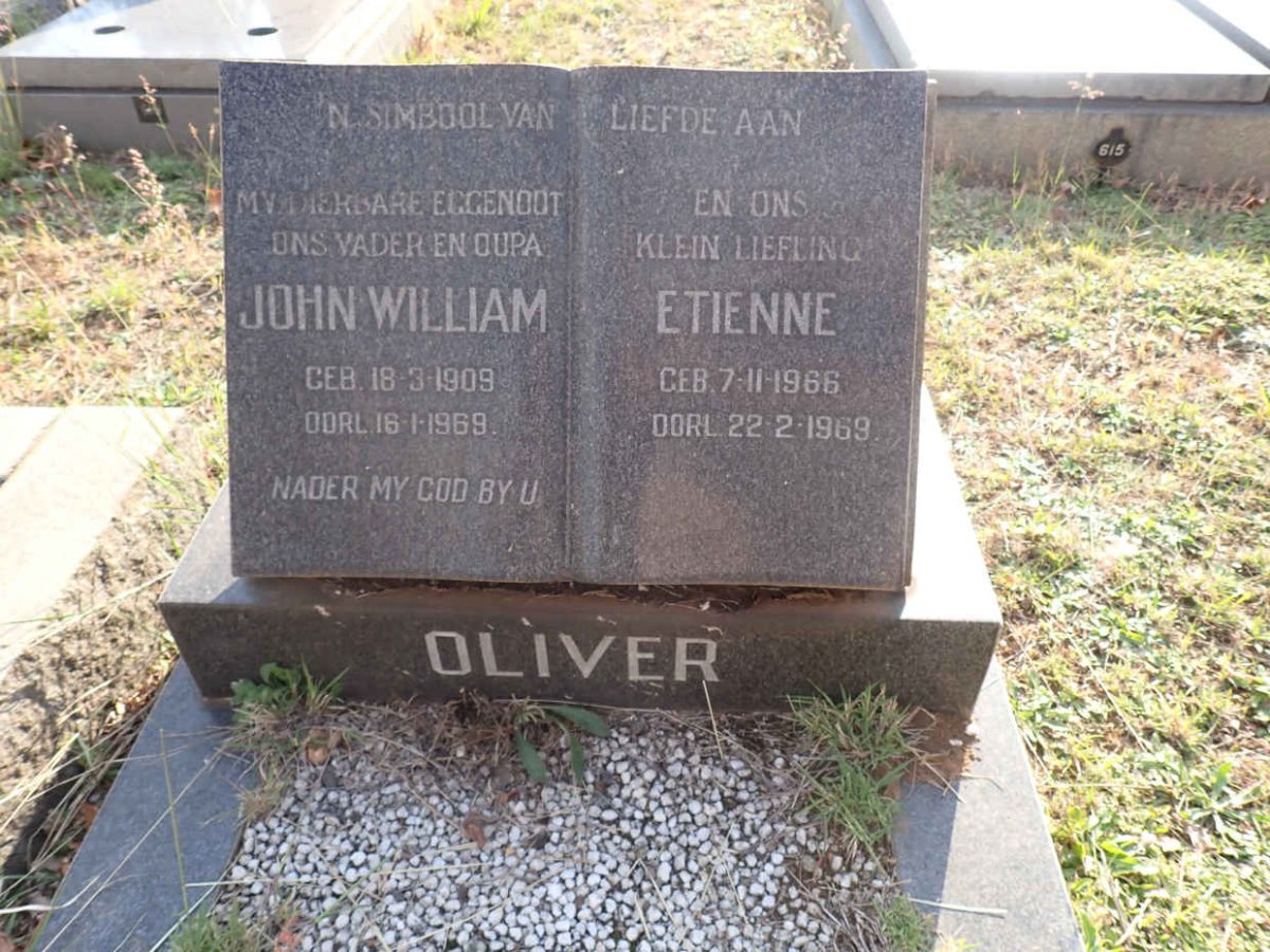 OLIVER John William 1909-1969 :: OLIVER Etienne 1966-1969
