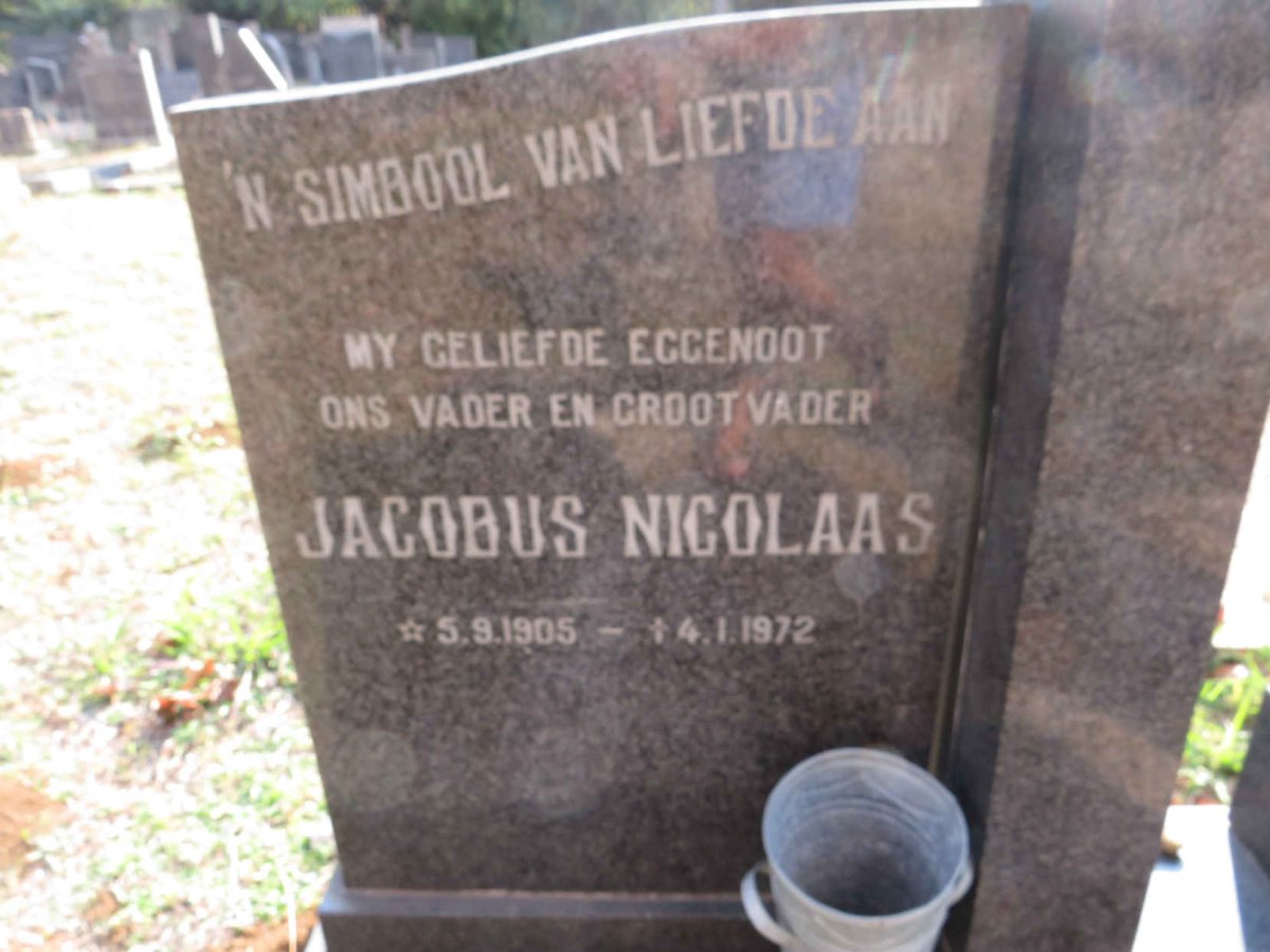 O'KELLY Jacobus Nicolaas 1905-1972 &amp; Martha Magrietha 1912-2003 _2