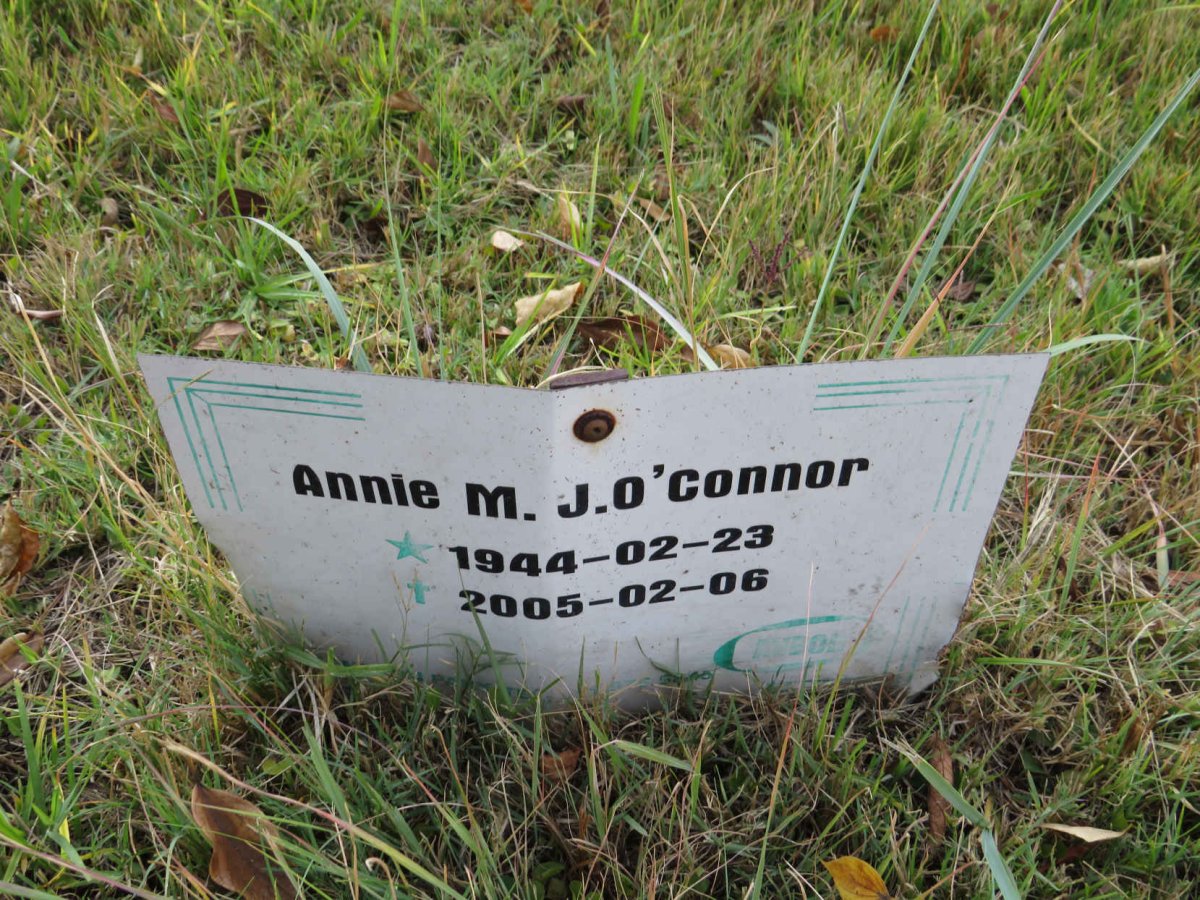 O'CONNOR Annie M.J. 1944-2005