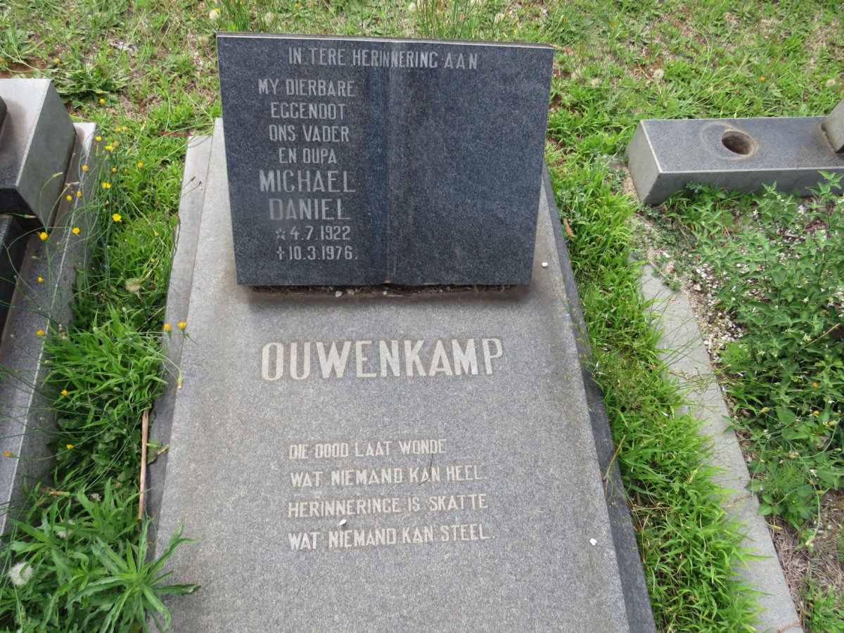 OUWENKAMP Michael Daniel 1922-1976