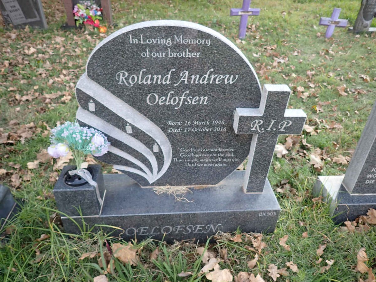OELOFSEN Roland Andrew 1946-2016