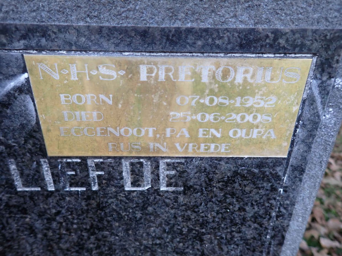 PRETORIUS N.H.S. 1952-2008