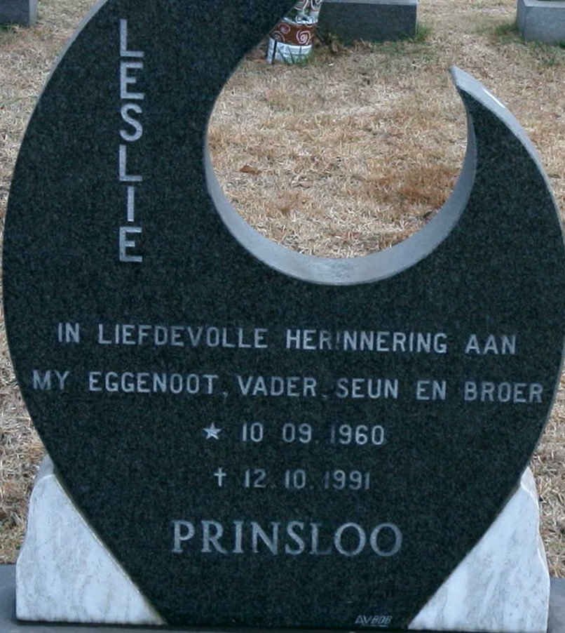 PRINSLOO Leslie 1960-1991
