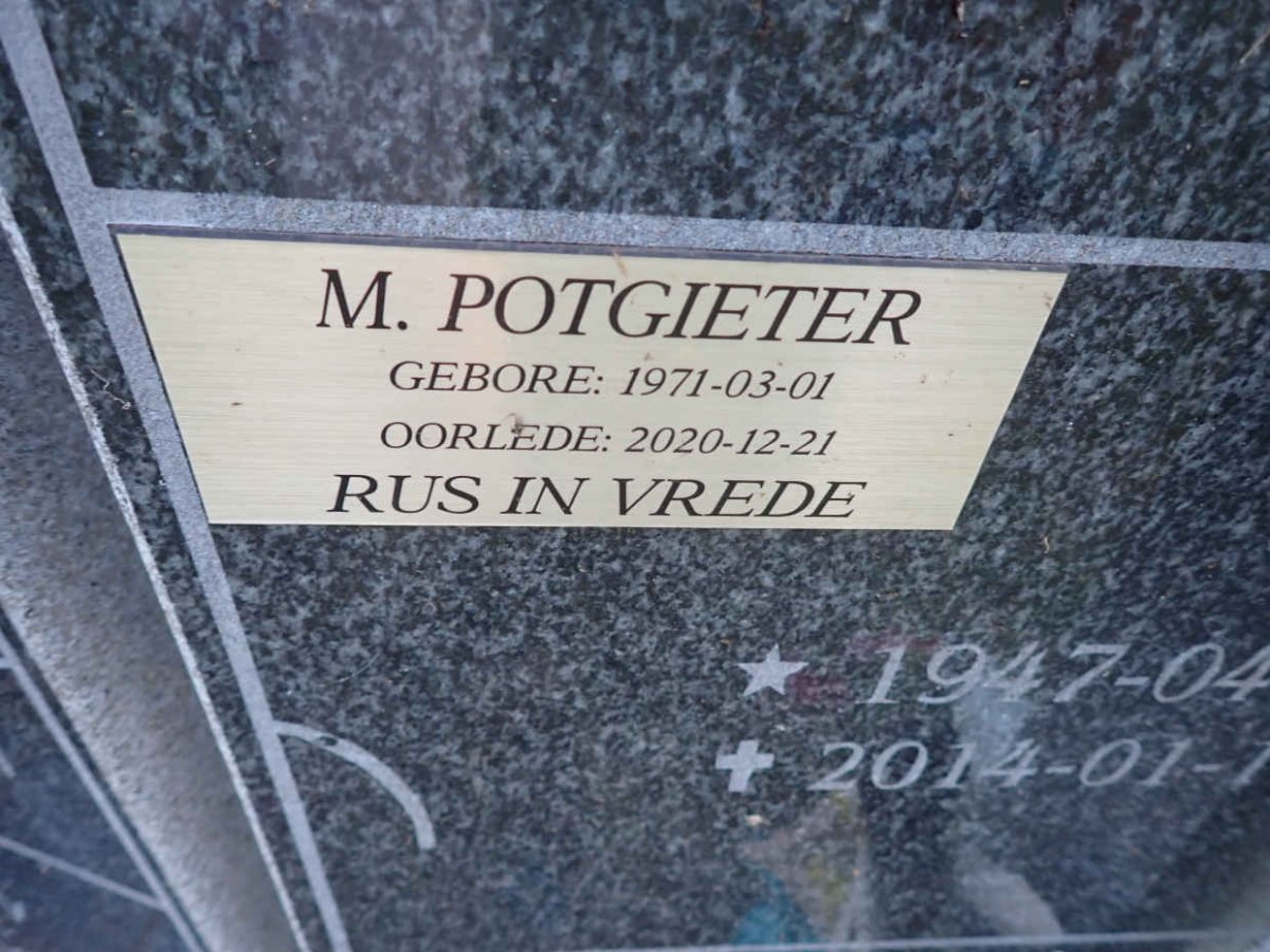POTGIETER M. 1971-2020