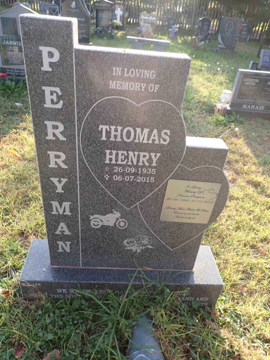 PERRYMAN Thomas Henry 1935-2015 &amp; Johanna 1941-2019 _1
