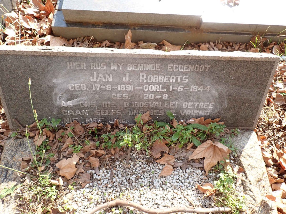ROBBERTS Jan J. 1891-1944