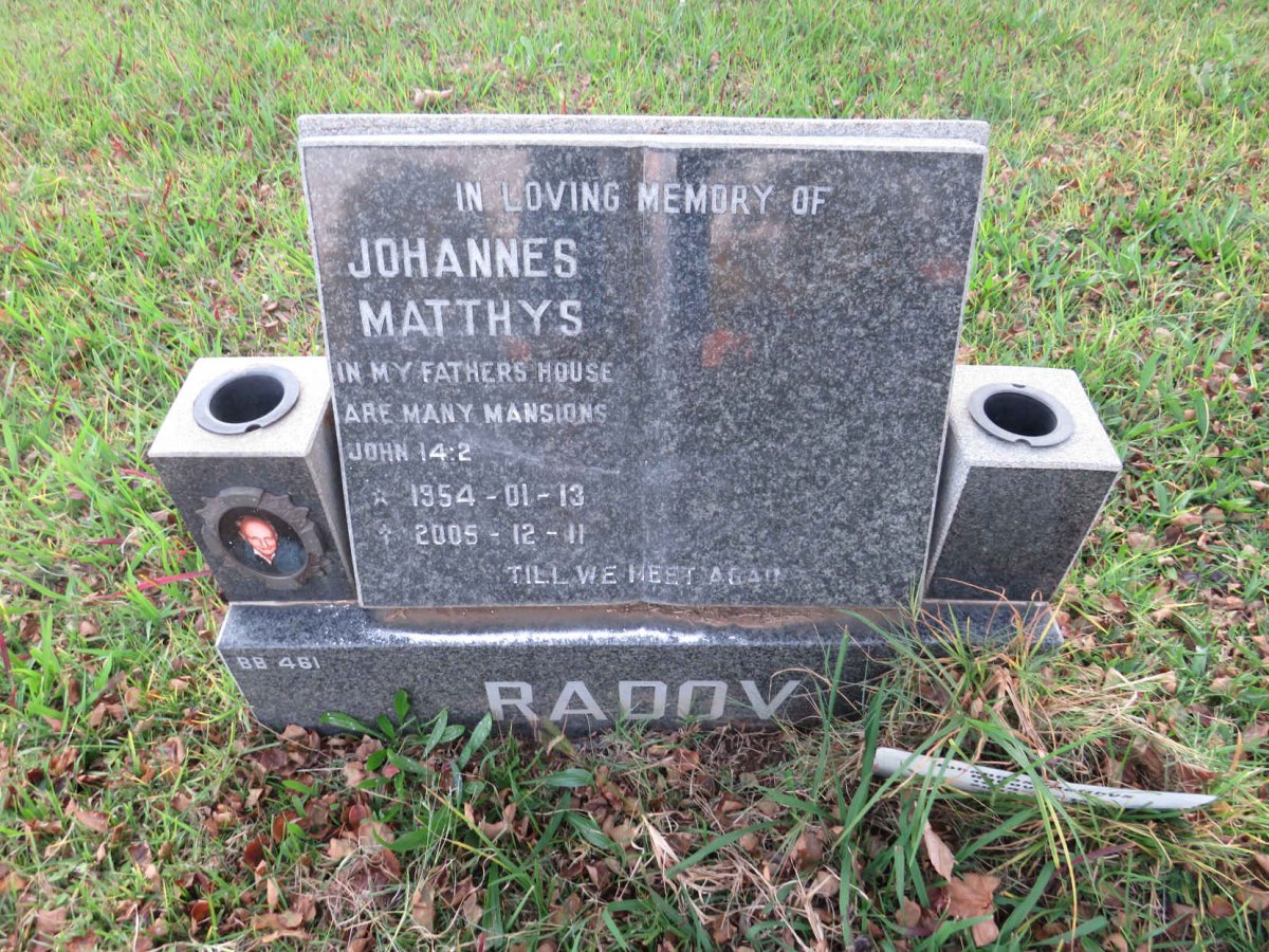 RADOV Johannes Matthys 195402005