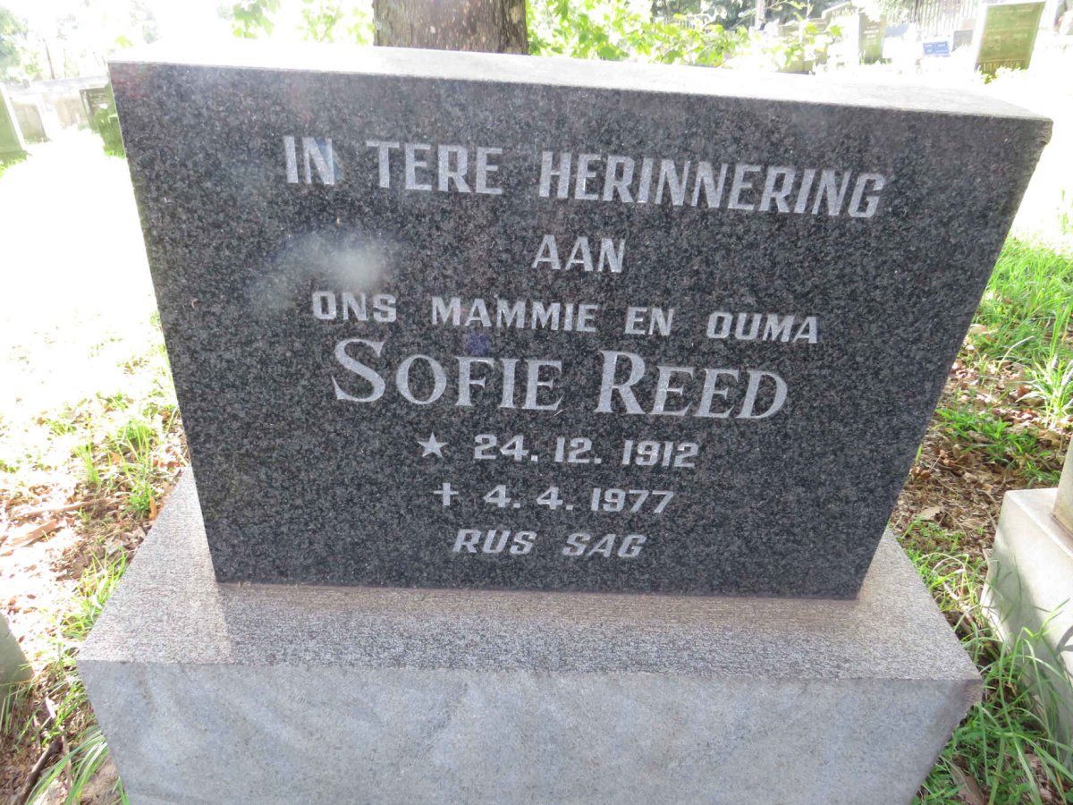 REED Sofie 1912-1977