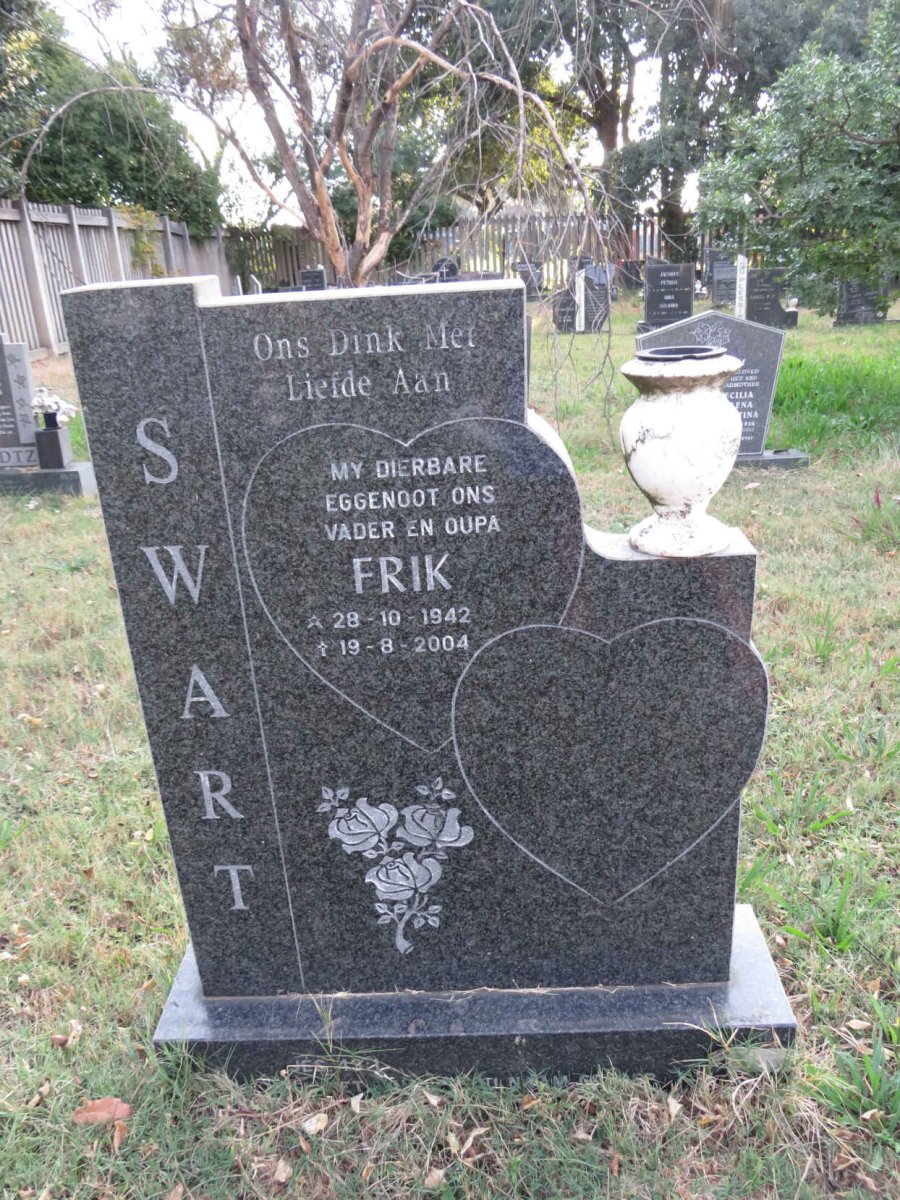 SWART Frik 1942-2004