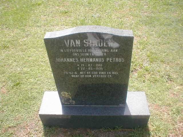 STADEN Johannes Hermanus Petrus, van 1961-1995
