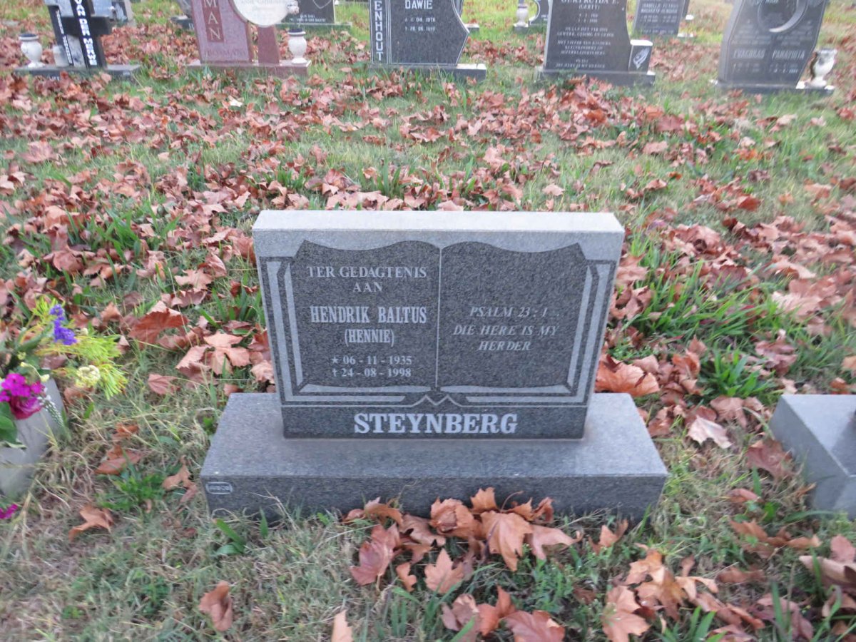 STEYNBERG Hendrik Baltus 1935-1998