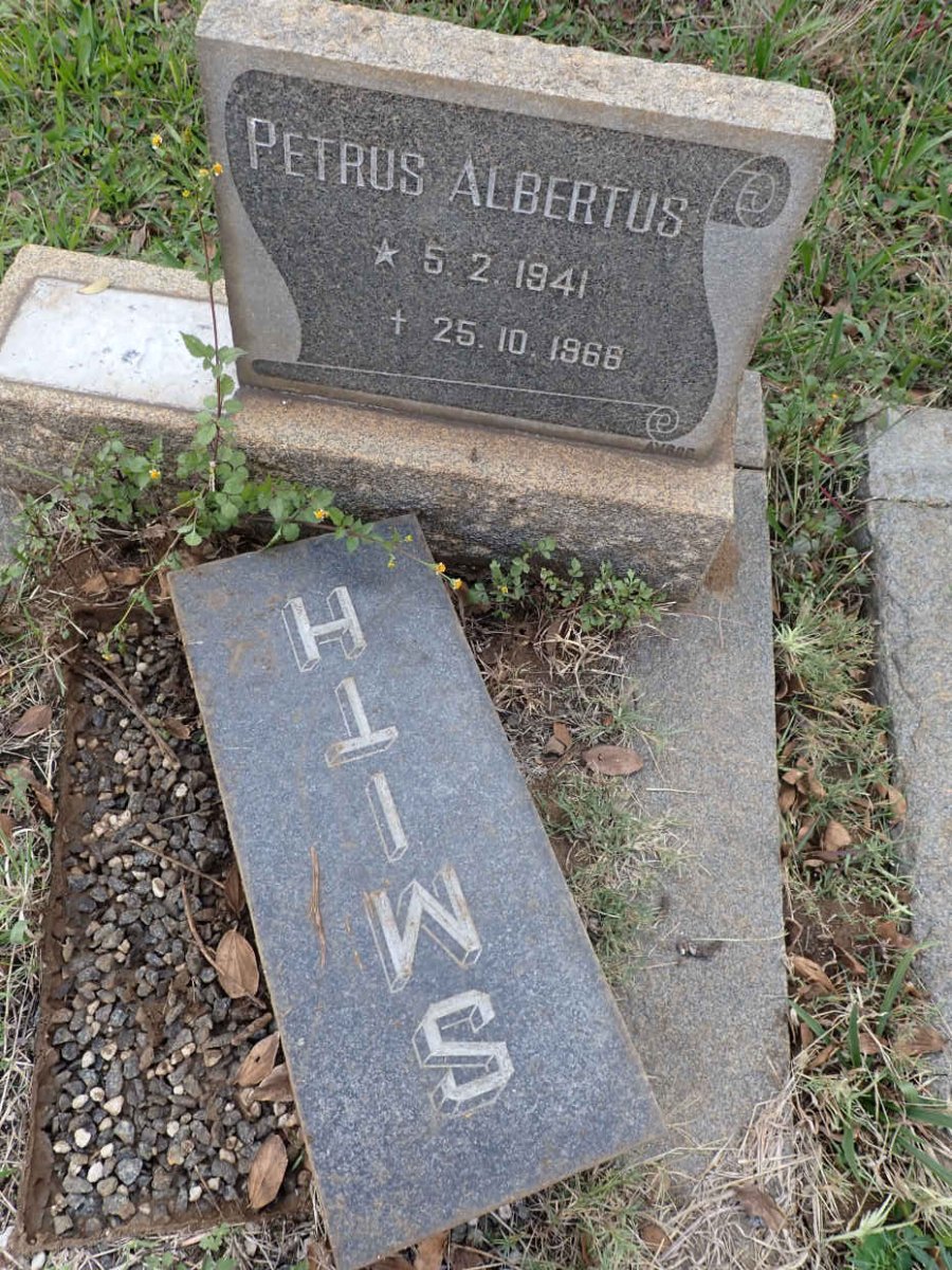 SMITH Petrus Albertus 1941-1966
