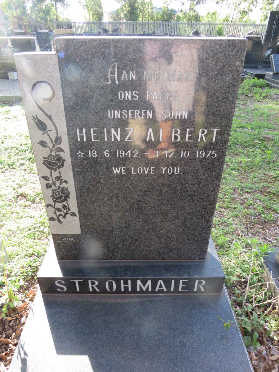 STROHMAIER Heinz Albert 1942-1975