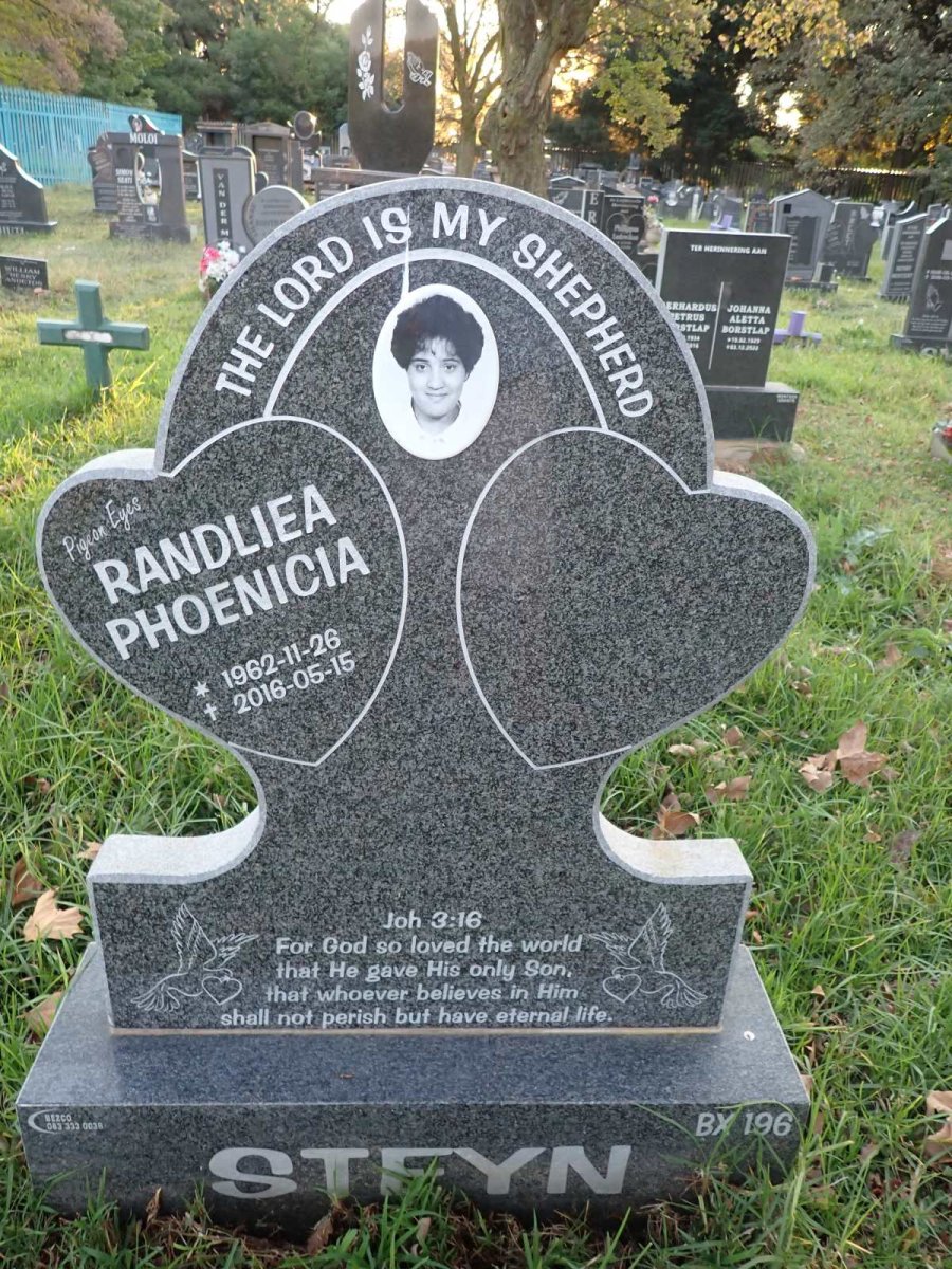 STEYN Randliea Phoenicia 1962-2016