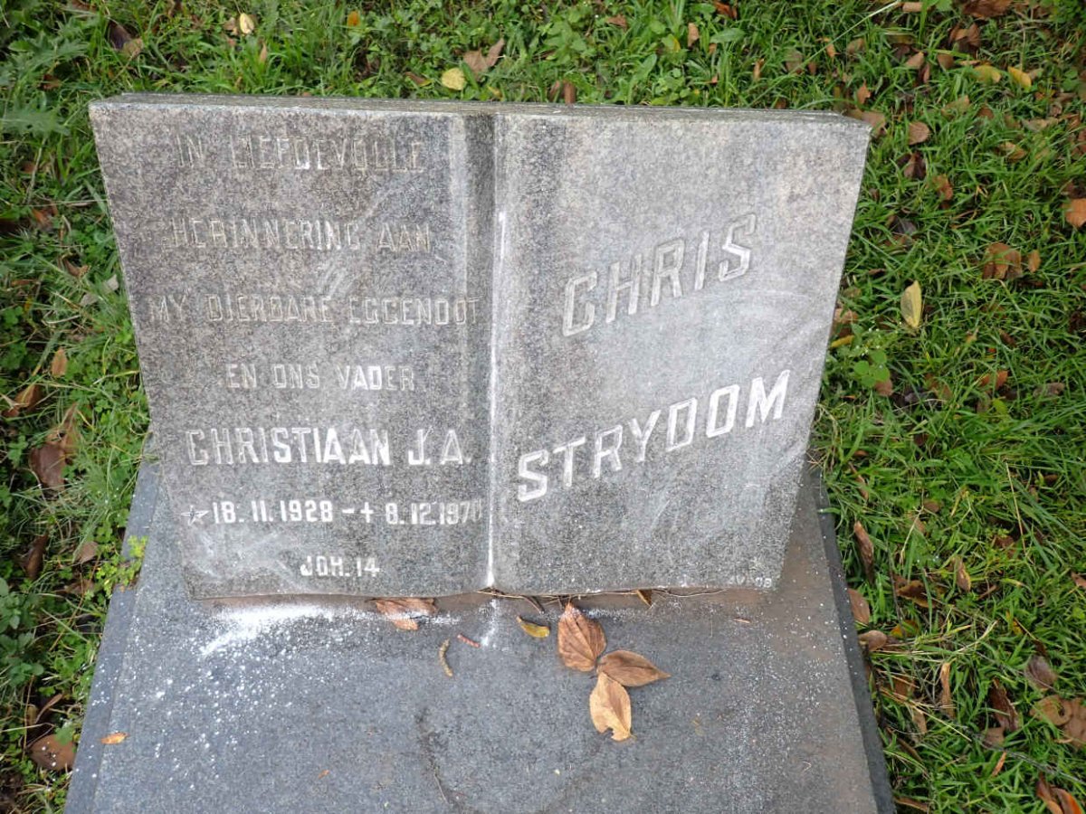 STRYDOM Christiaan J.A. 1928-1970