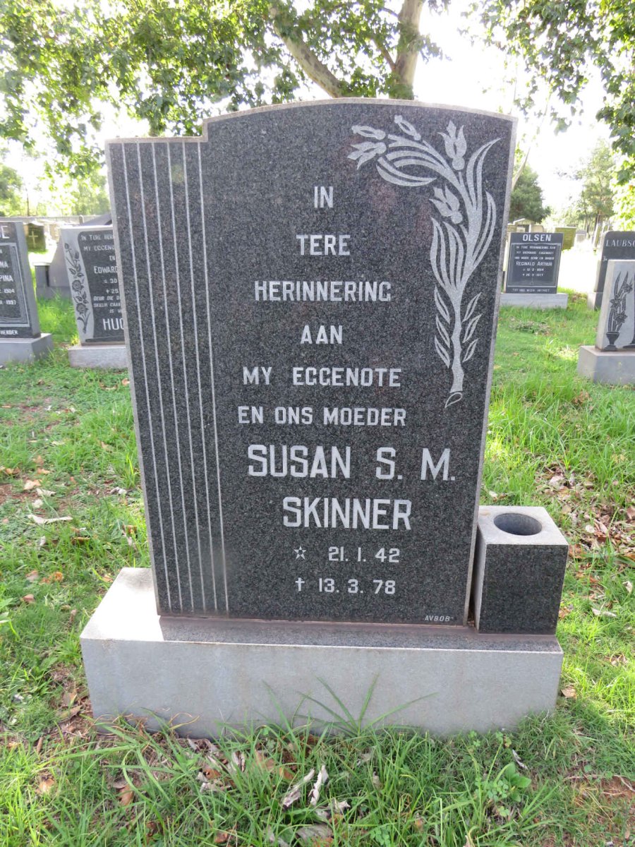 SKINNER Susan S.M. 1942-1978