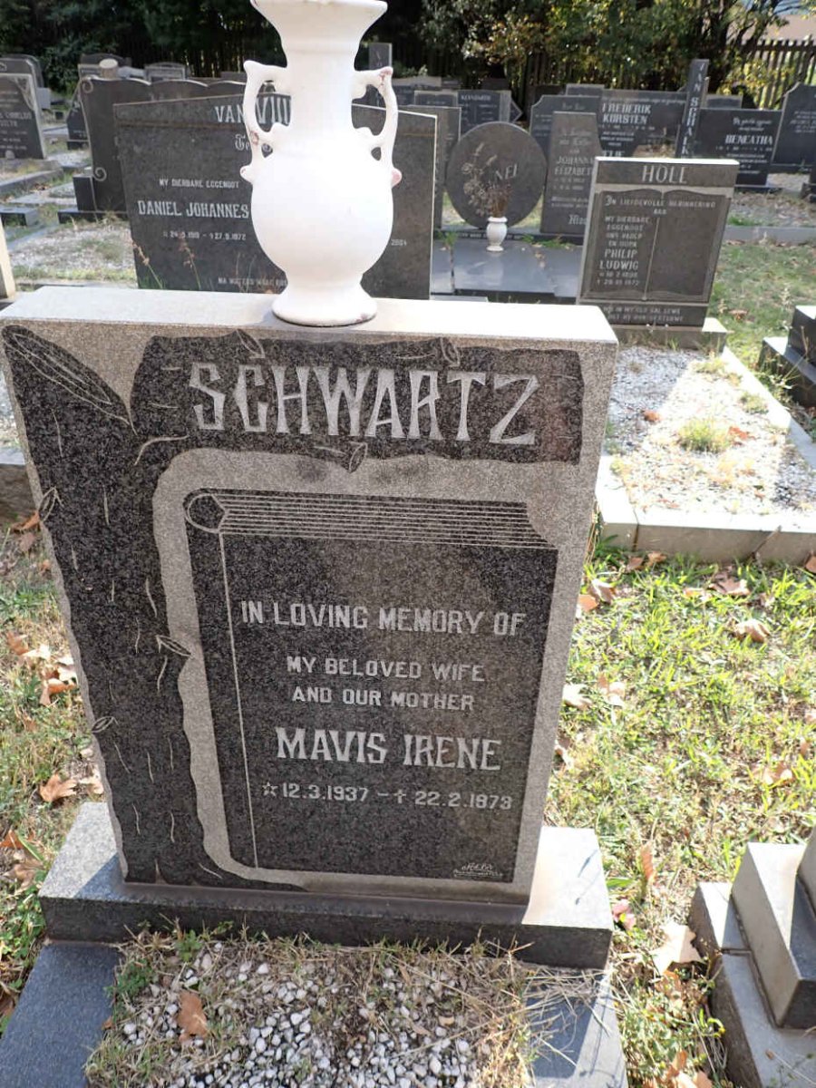 SCHWARTZ Mavis Irene 1937-1973