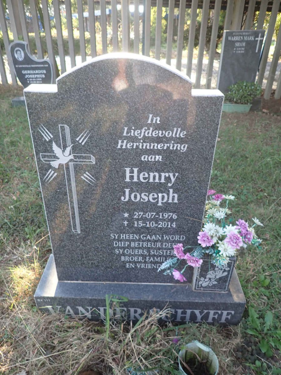 SCHYFF Henry Joseph, van der 1976-2014