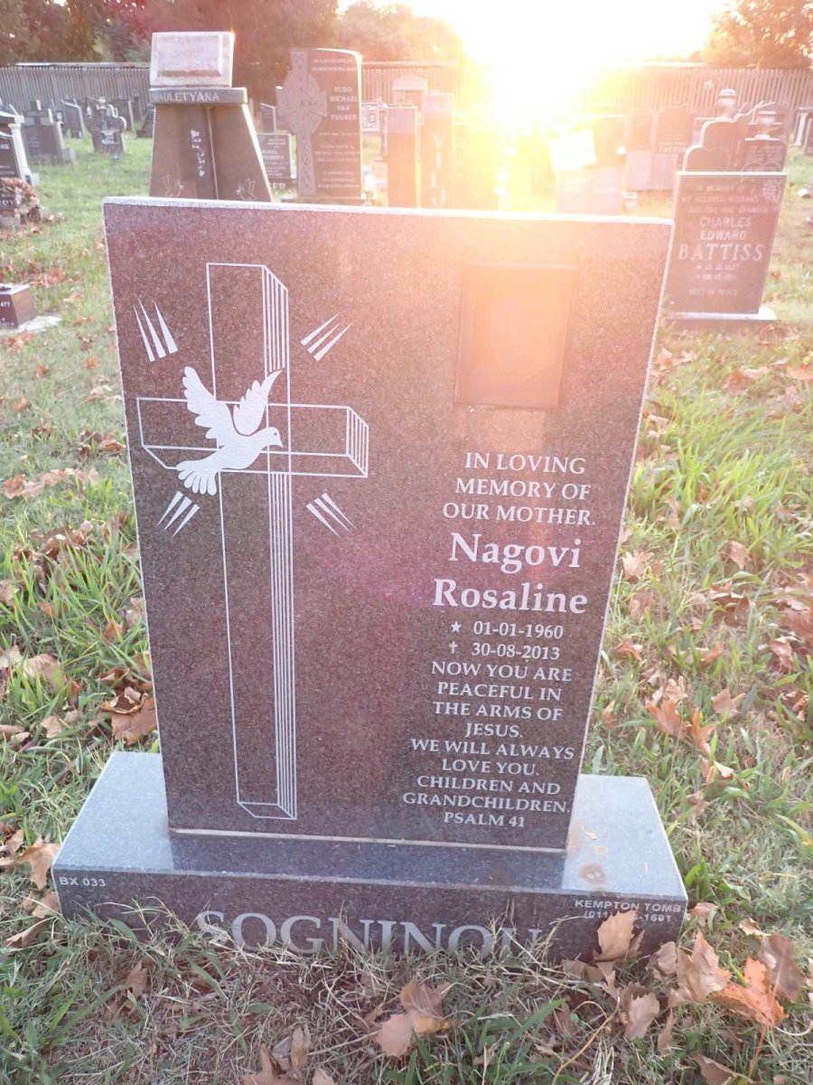 SOGNINOU Nagovi Rosaline 1960-2013