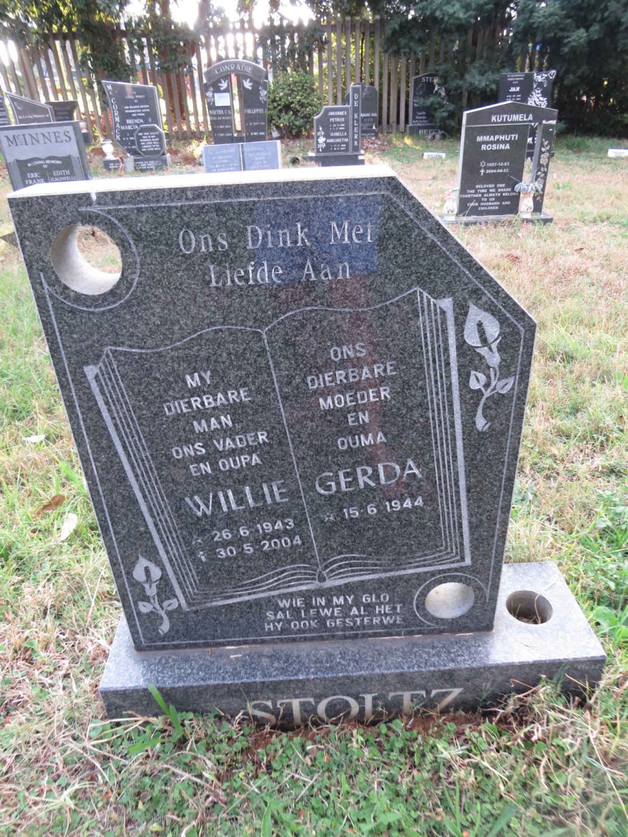 STOLTZ Willie 1943-2004 &amp; Gerda 1944-