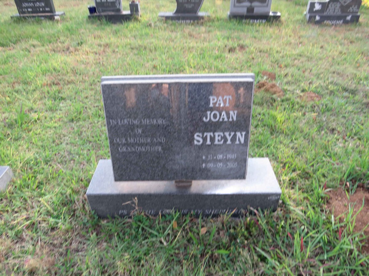 STEYN Pat Joan 1943-2005