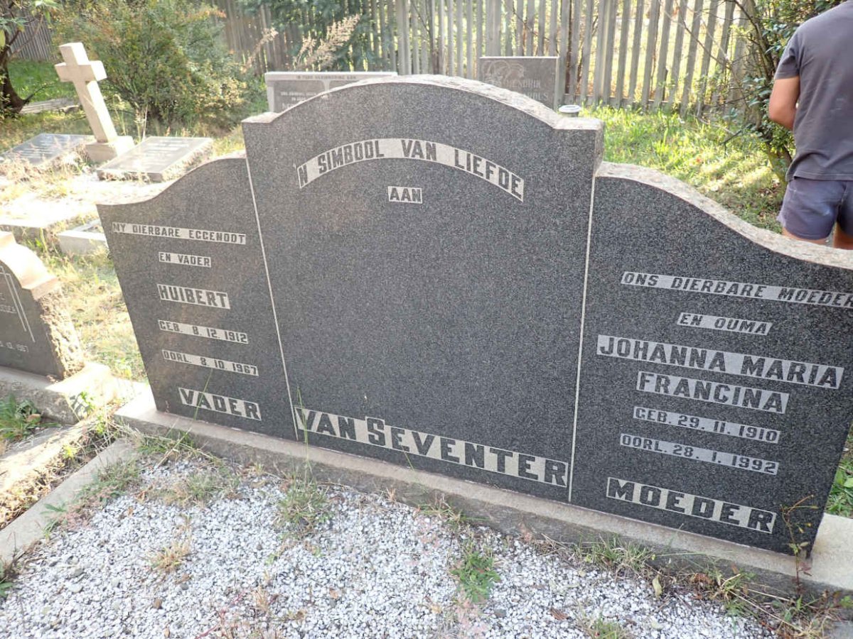 SEVENTER Huibert, van 1912-1967 &amp; Johanna Maria Francina 1910-1992