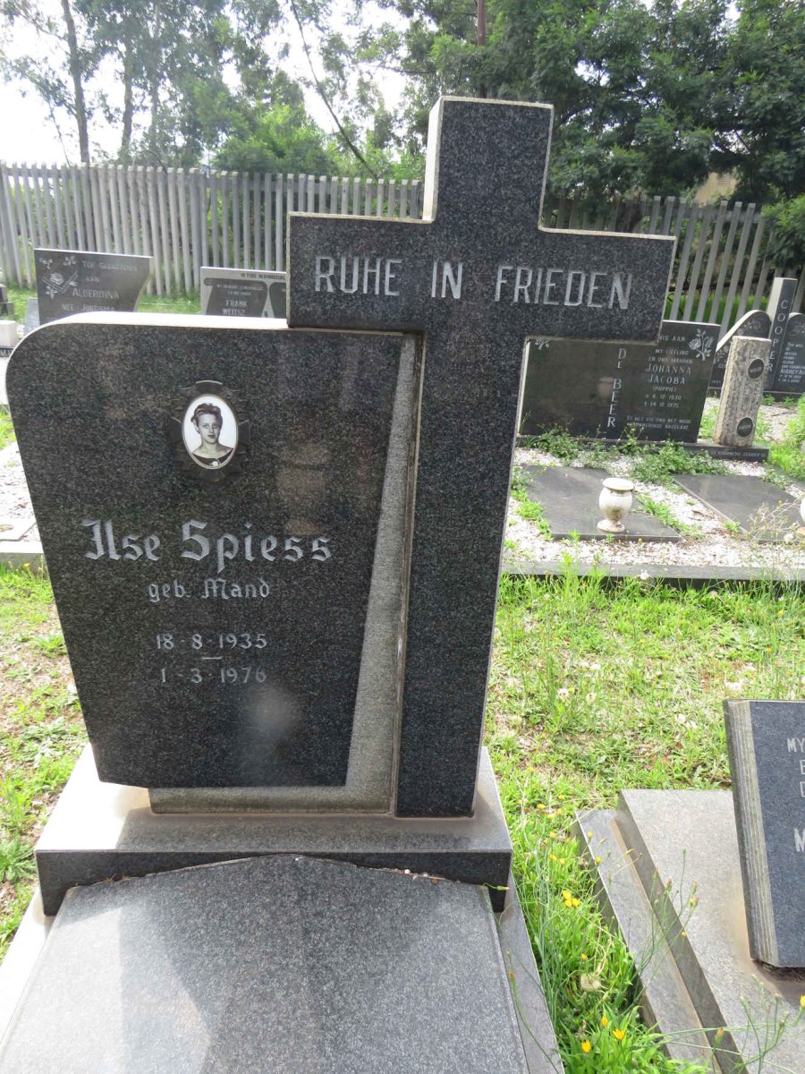 SPIESS Ilse nee MAND 1935-1976