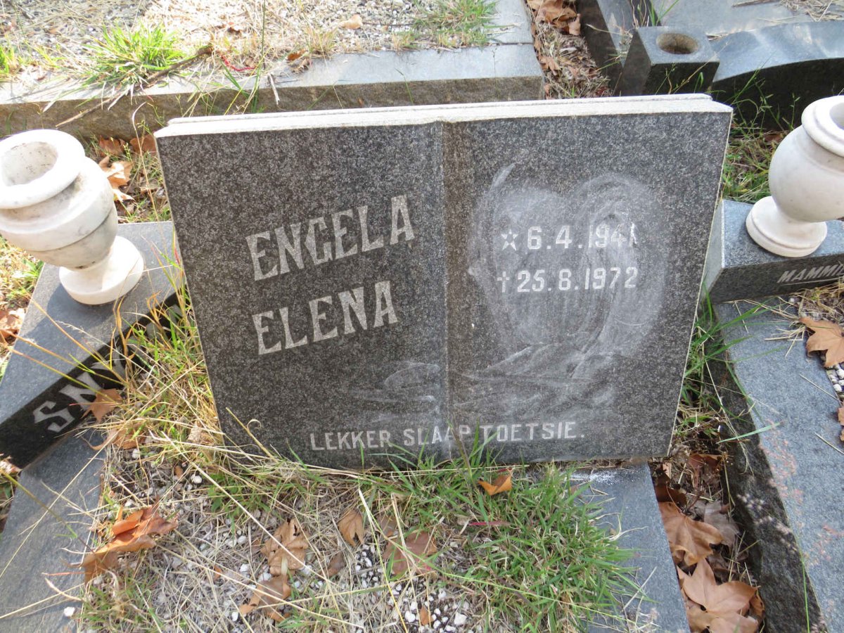 SNYMAN Engela Elena 1941-1972
