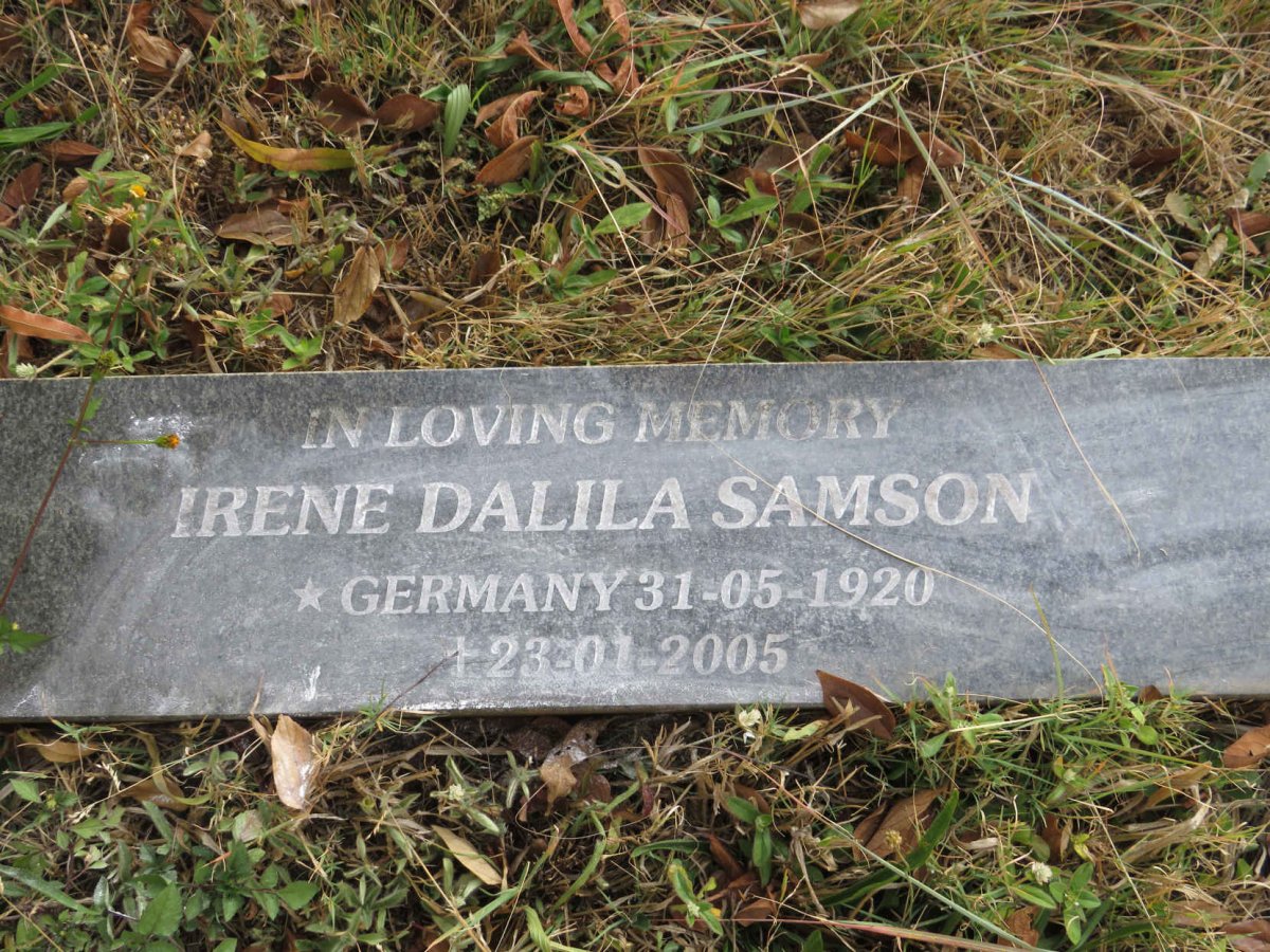 SAMSON Irene Dalila 1920-2005