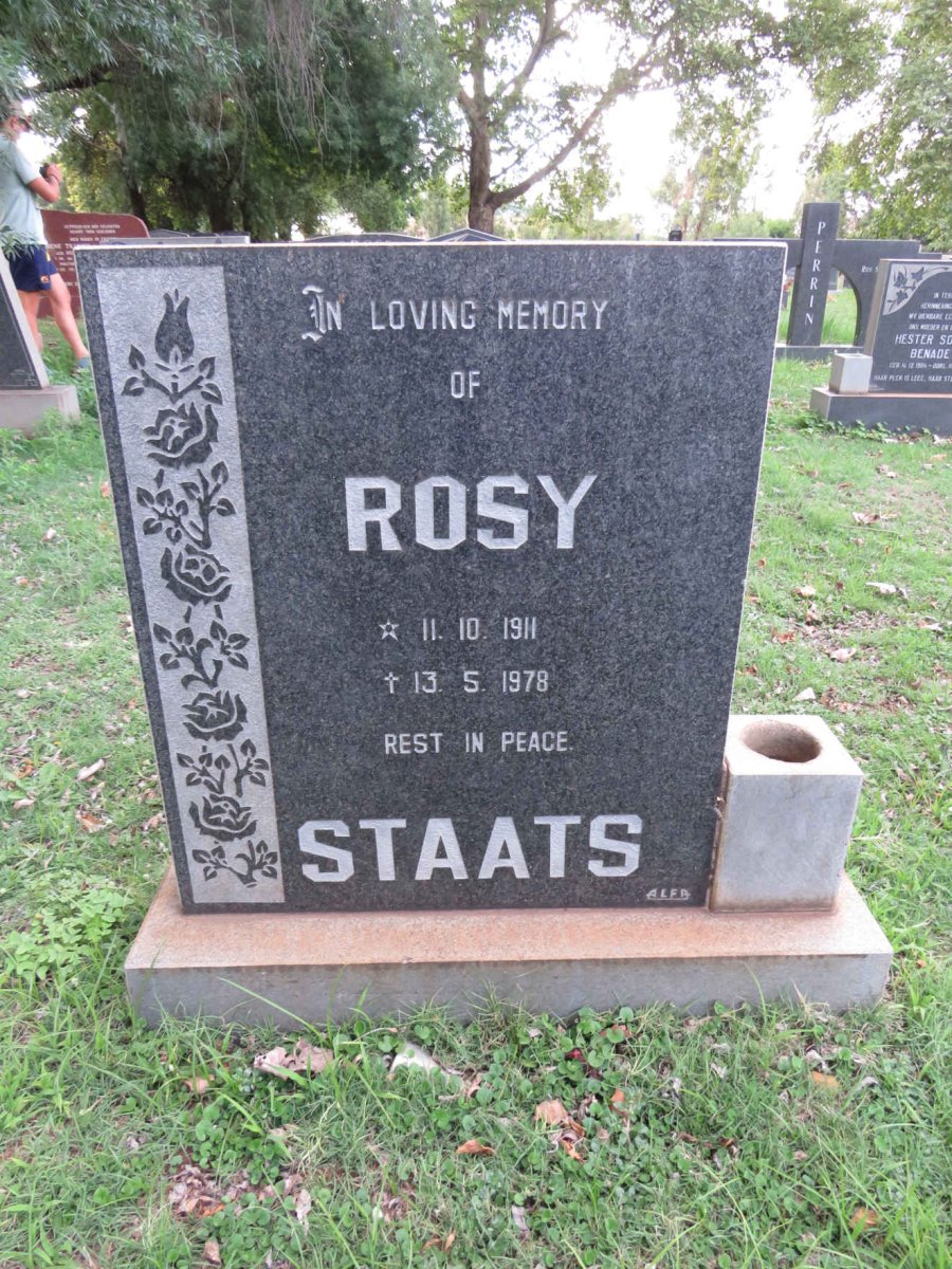 STAATS Rosy 1911-1978