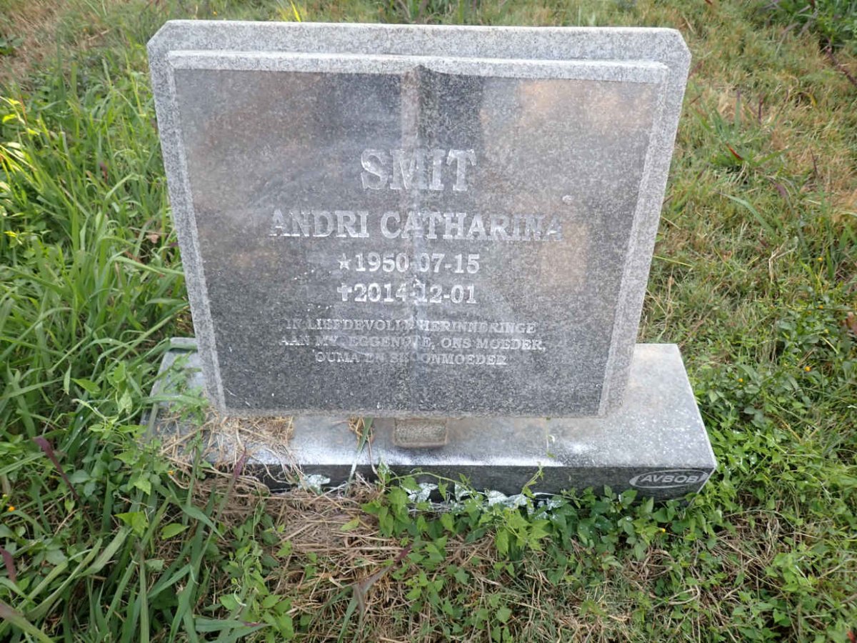 SMIT Andri Catharina 1950-2014