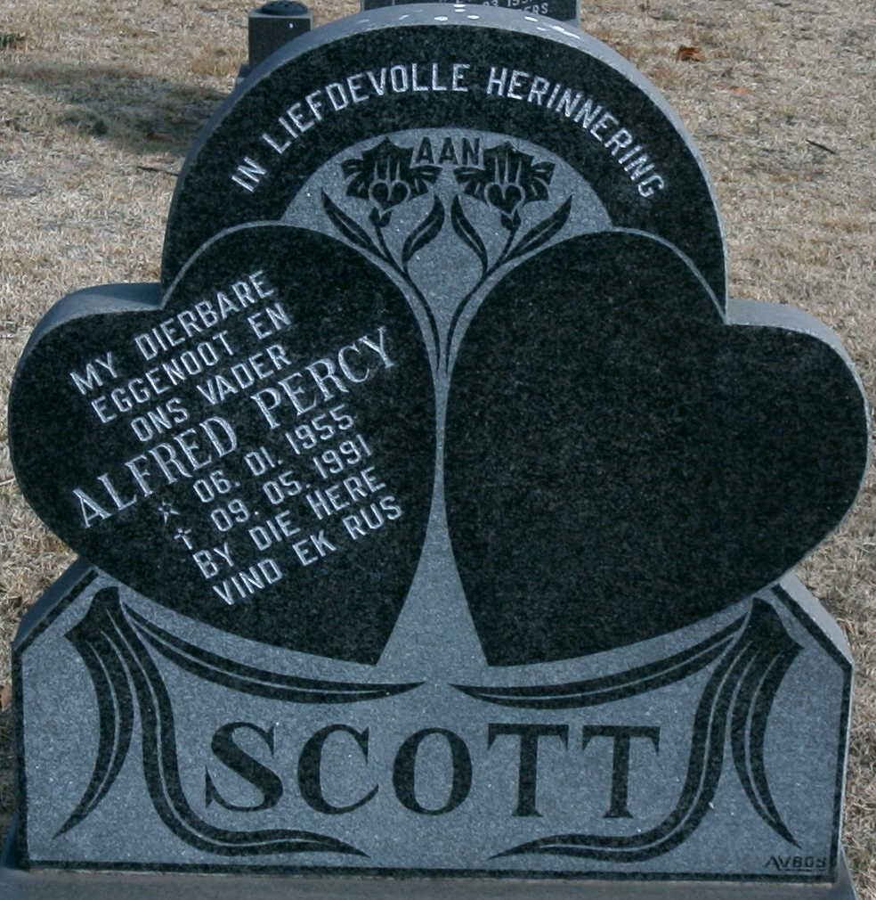 SCOTT Alfred Percy 1955-1991