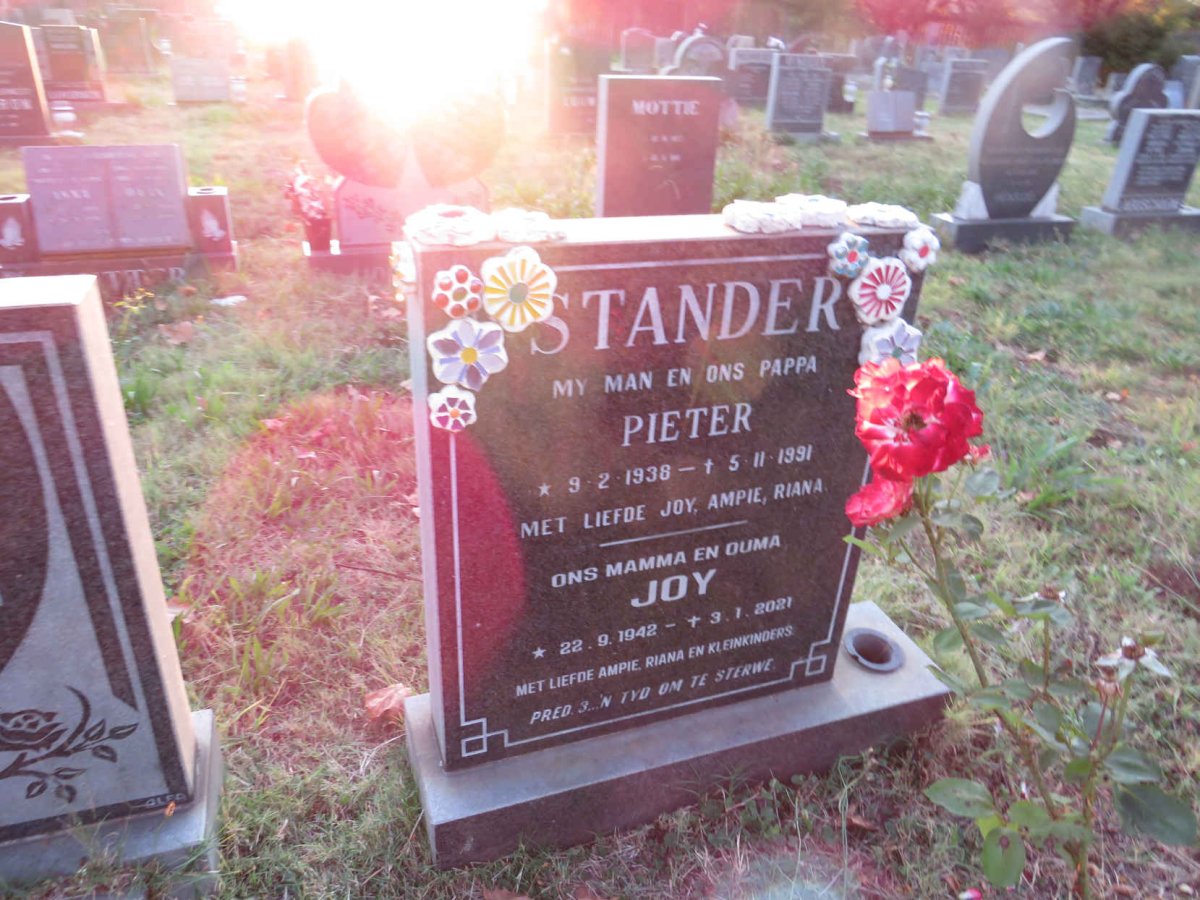 STANDER Pieter 1938-1991 &amp; Joy 1942-2021