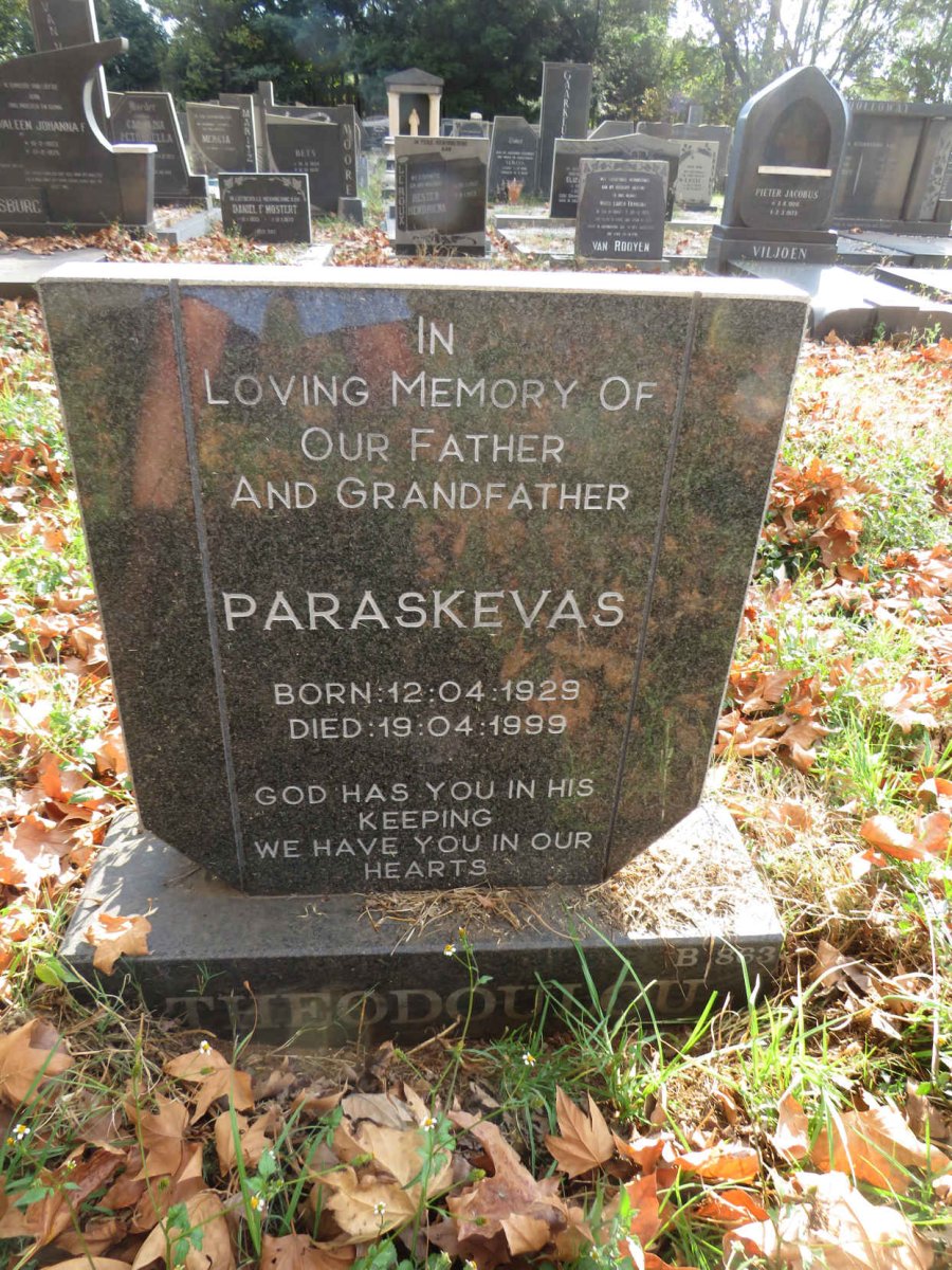 THEODOULOU Paraskevas 1929-1999