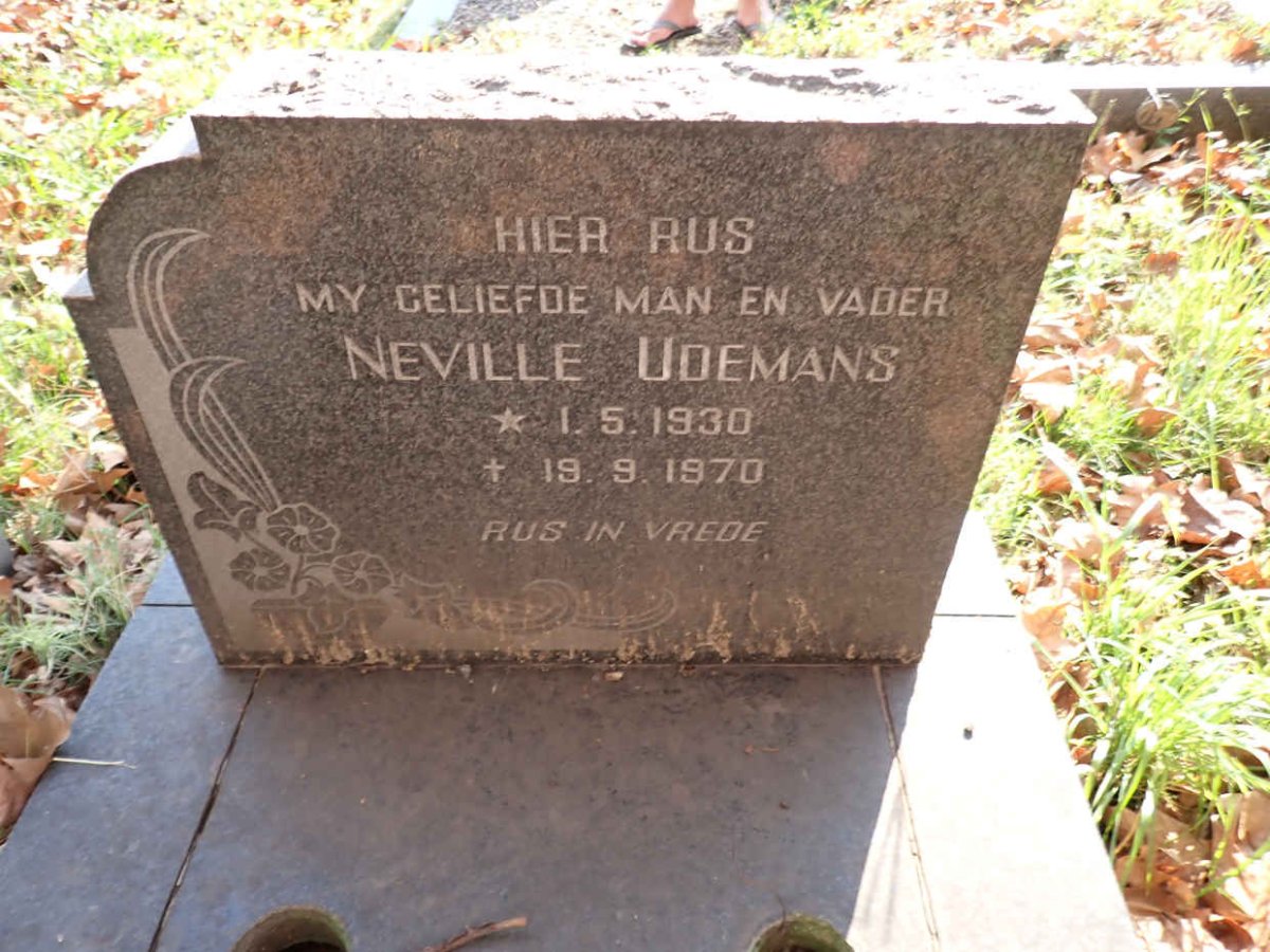 UDEMANS Neville 1930-1970