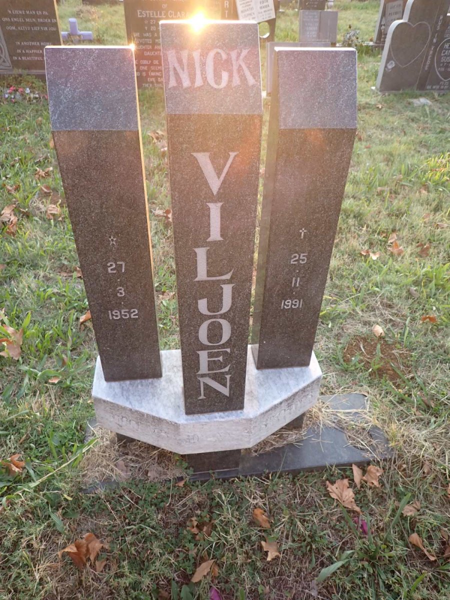 VILJOEN Nick 1952-1991