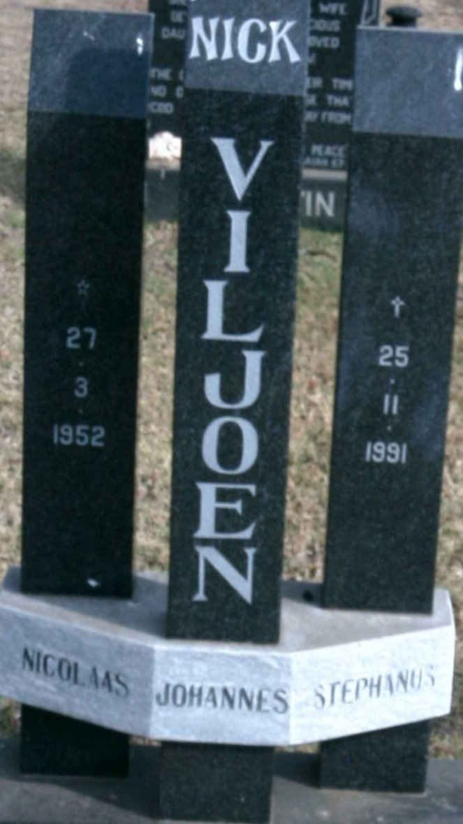VILJOEN Nicolaas Johannes Stephanus 1952-1991