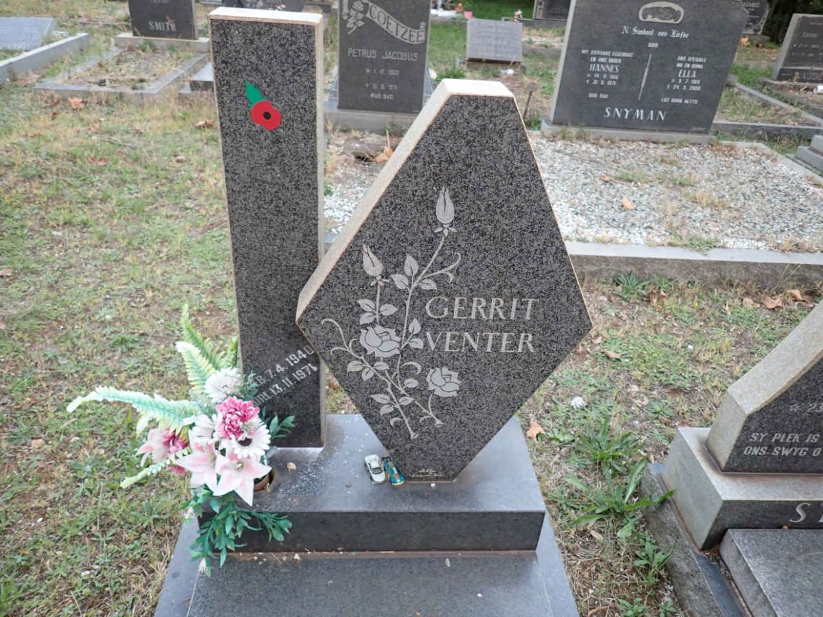 VENTER Gerrit 1940-1971