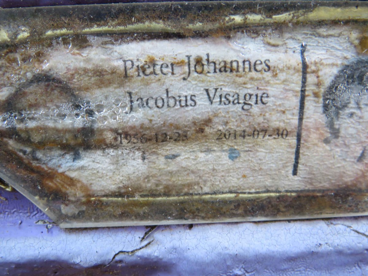 VISAGIE Pieter Johannes Jacobus 1956-2014 &amp; Anna Catharina Sophia 1959-2016 _2
