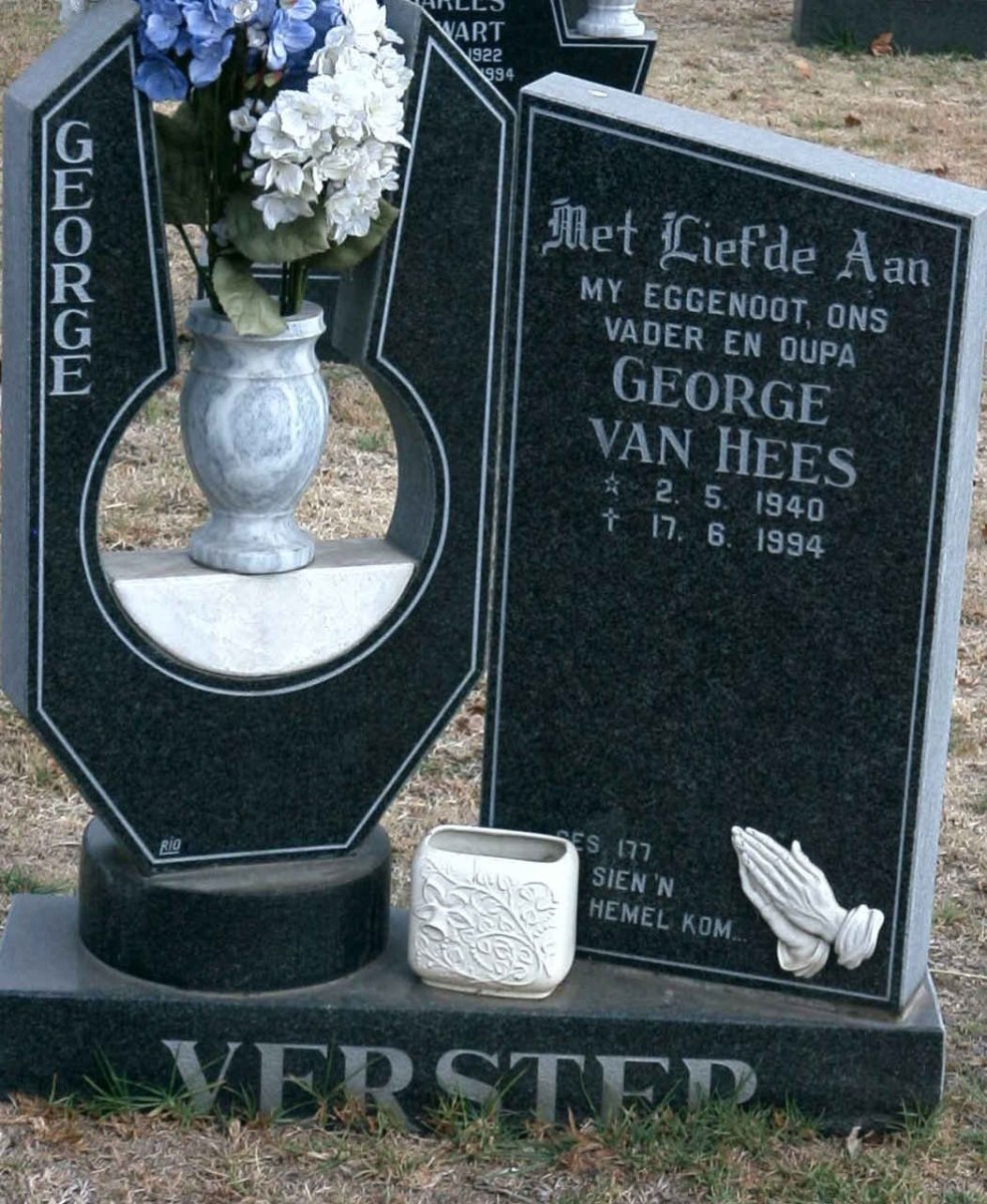 VERSTER George van Hees 1940-1994
