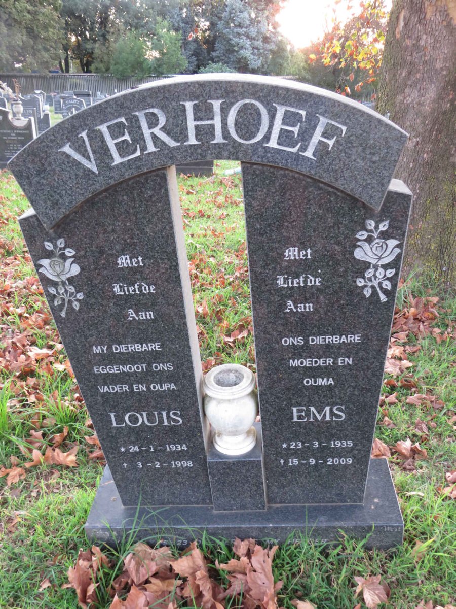 VERHOEF Louis 1934-1998 &amp; Ems 1935-2009