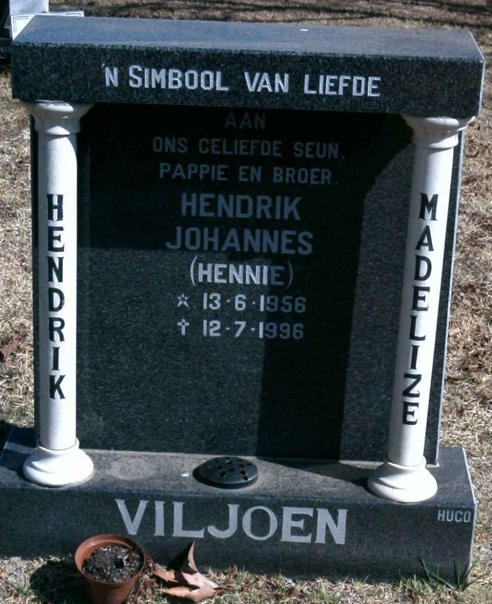 VILJOEN Hendrik Johannes 1956-1996