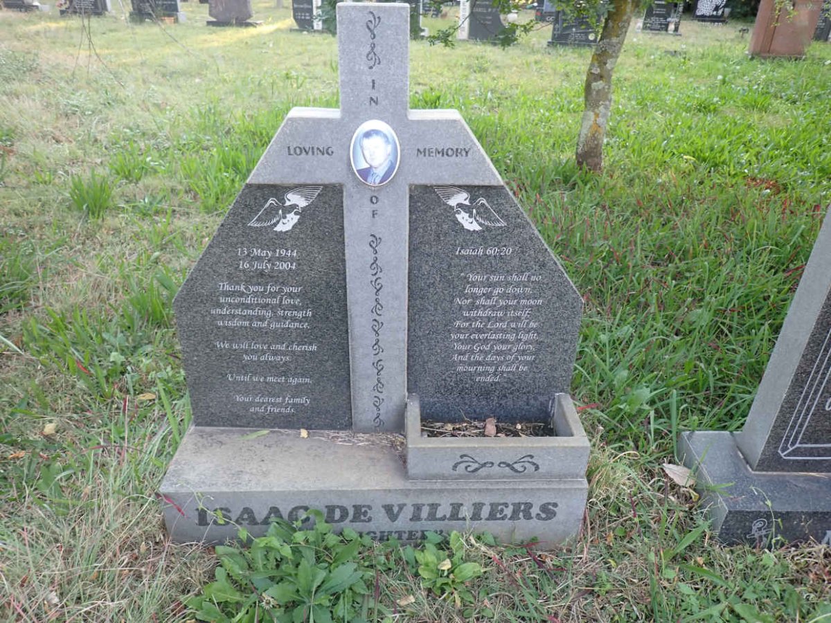 VILLIERS Isaac, de 1944-2004