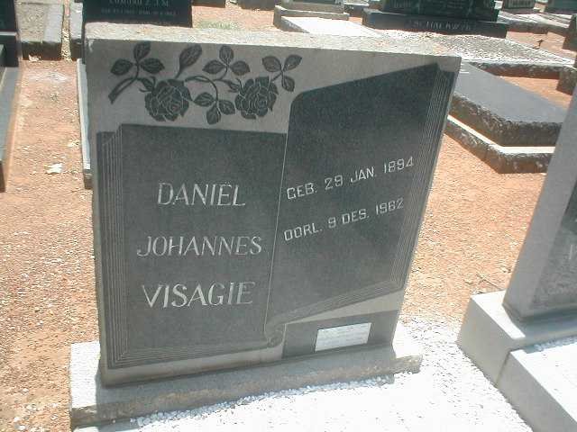 VISAGIE Daniel Johannes 1894-1962