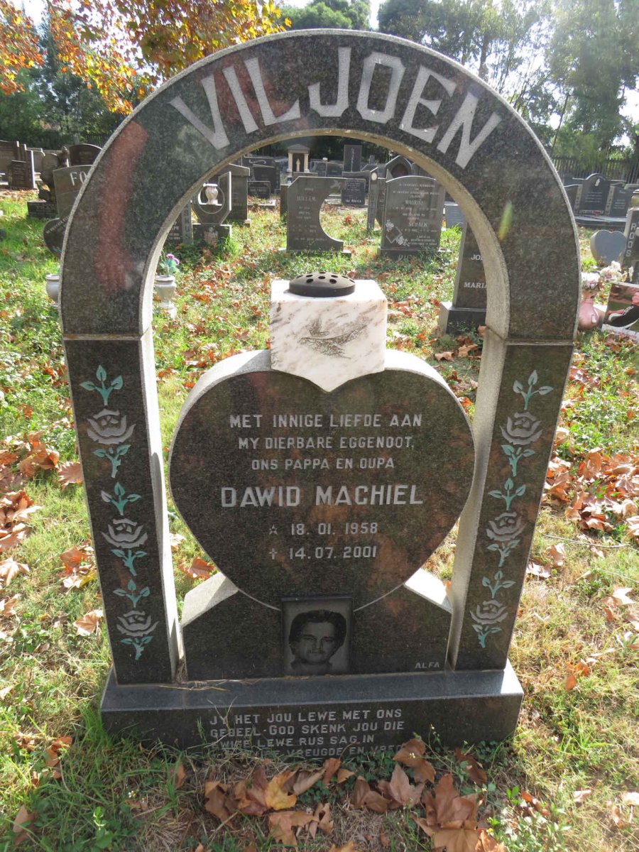 VILJOEN Dawid Machiel 1958-2001