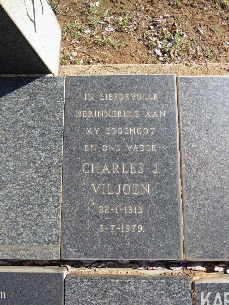 VILJOEN Charles J. 1915-1979