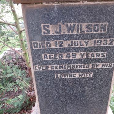 WILSON S.J. -1932